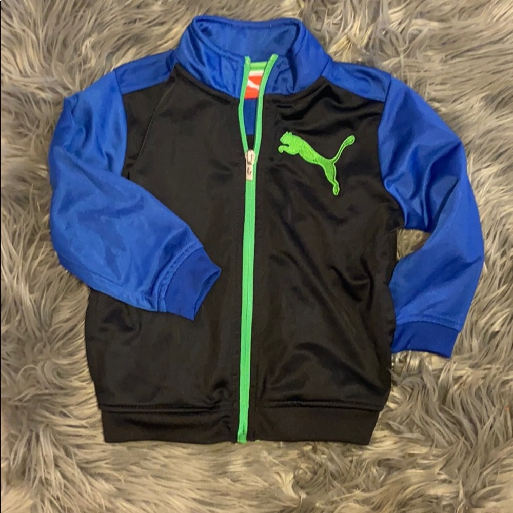 Toddler Black Puma Track Jacket